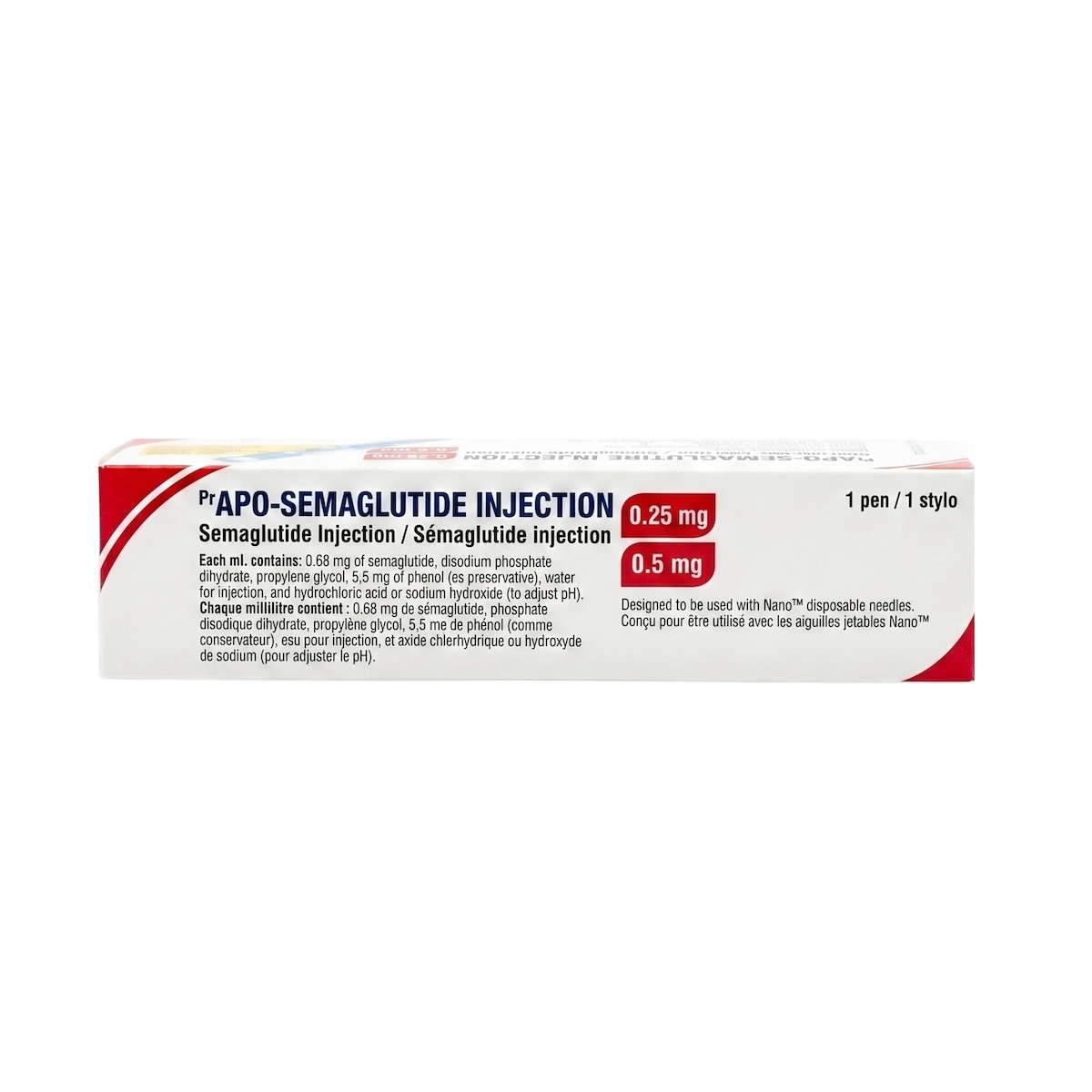 Apo Semaglutide (Semaglutide) 0.68 mg/mL - 1 pen Prefilled pen
