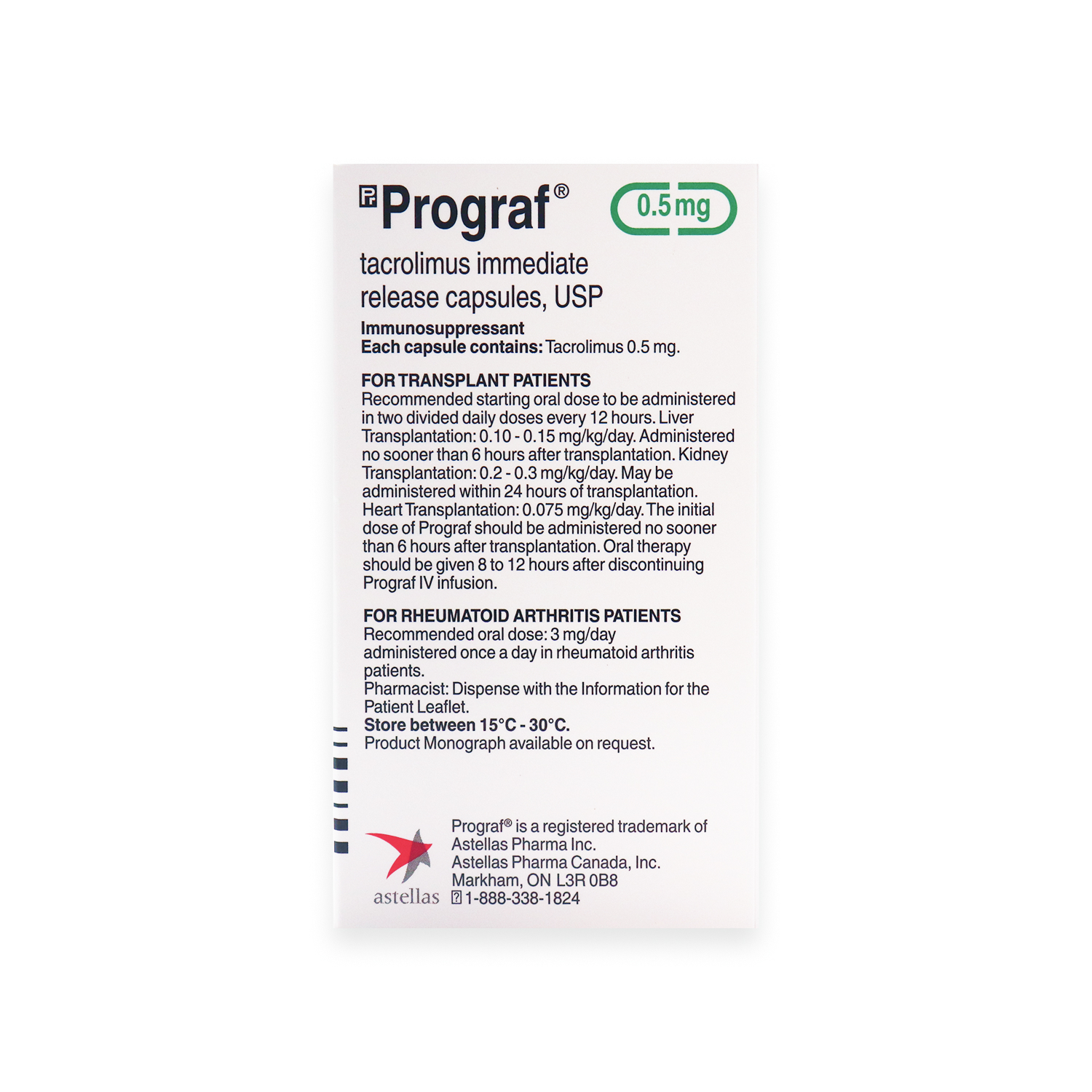 Prograf 0.5 mg 3