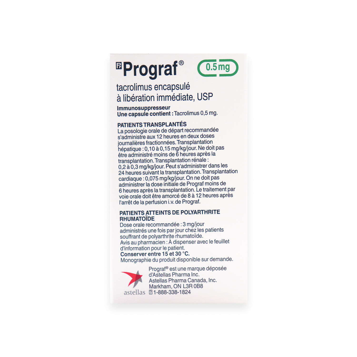 Prograf 0.5 mg 4
